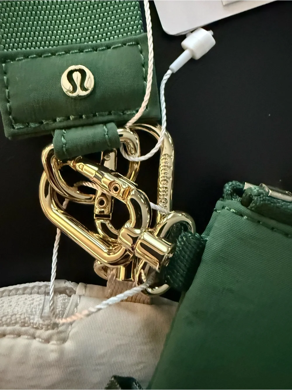 Lululemon Athletica NWT Dual Pouch Wristlet Stack w/Gold